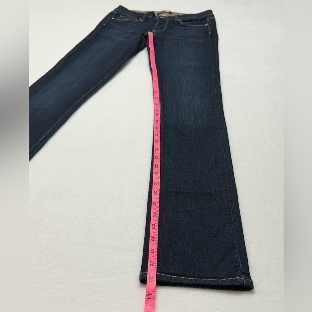 Paige Women’s Skyline Low-rise Dark Wash Jeans, Size 25 (26x33), Made in USA - Picture 12 of 14